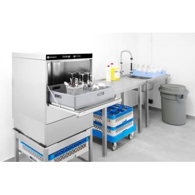 Myčka na sklo 40x40 - elektronické ovládání, HENDI, 230V/2800W, 470x510x(H)710mm | 230268